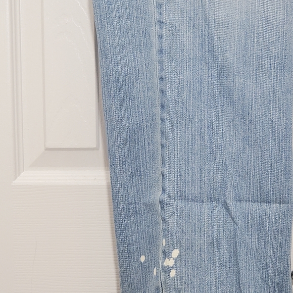 Lane Bryant Bleach Splatter Distressed Boyfriend Denim Jeans sz 20 Average - Picture 5 of 12